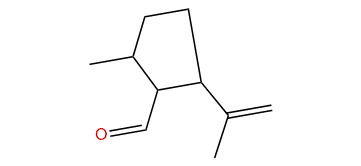 2-Methyl-5-(prop-1-en-2-yl)-cyclopentanecarbaldehyde